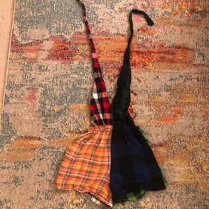 Urban Renewal recycled flannel romper. Each one is unique